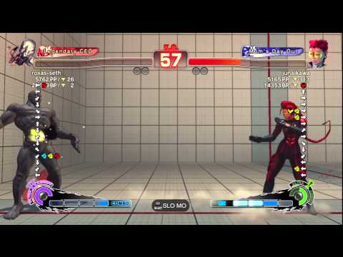 roxas-seth [Seth] vs. junaikawa [C. Viper] - 2 of 2 - PSN SSF4 Arcade Edition