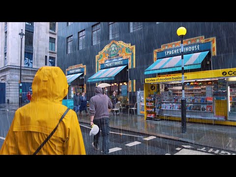 Walking the Wet Streets of Rainy London!