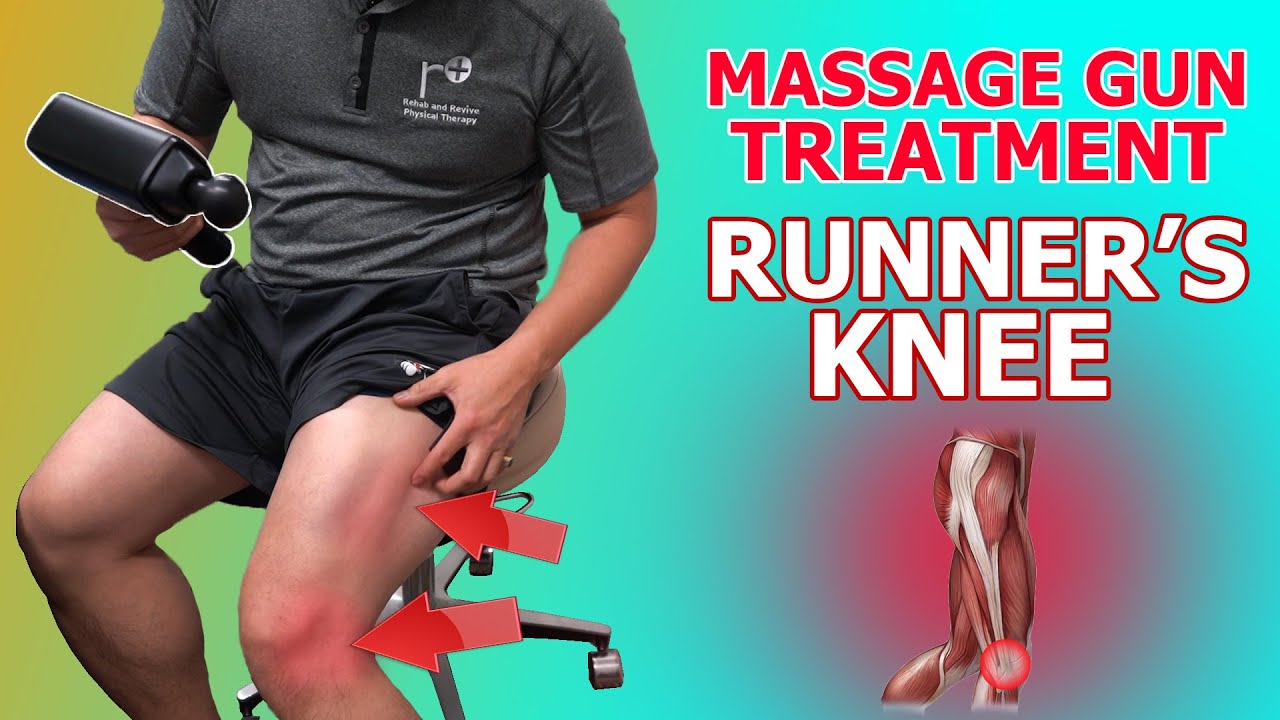 How To Use A Massage Gun For Runner's Knee/IT Band Syndrome | Physical Therapist Teaches