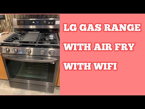 LG GAS RANGE WITH AIR FRY AND WIFI #lg #foryou #fyp #foryoupage