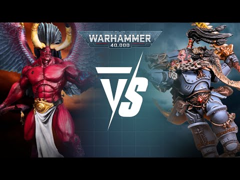 Thousand Sons Vs Space Wolves - 10th Edition Battle Report
