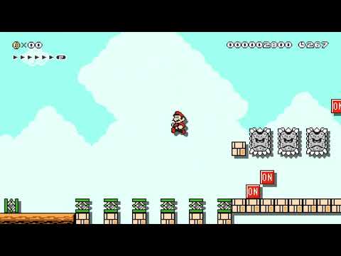 Thwomp by GreyFox15 🍄 Super Mario Maker 2 ✹Switch✹ #bdz