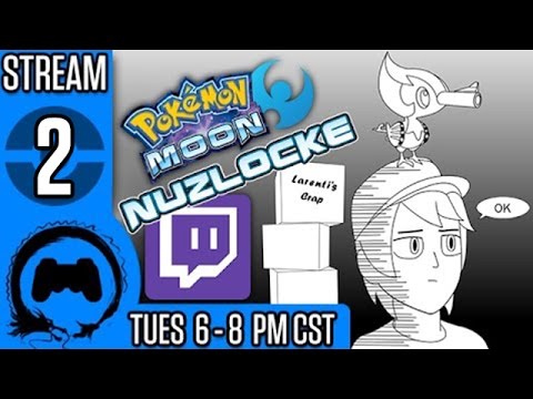 Pokémon Moon NUZLOCKE (BLIND) Part 2 - Stream Four Star