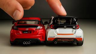 Unboxing of Honda Civic Type R VS Toyota GR Yaris 1:64 Scale Highyl Detailed Models