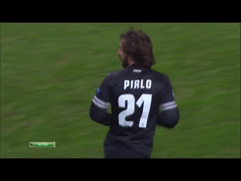 Andrea Pirlo Scanning Sequence in Build-Up Vs Celtic