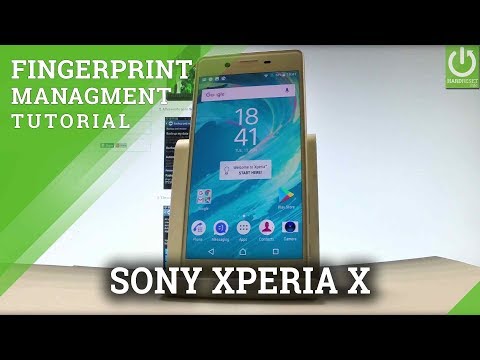 How to Use Fingerprint in SONY Xperia X - Set the Fingerprint