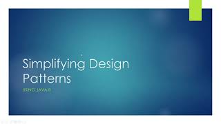 Download the video "Using Java 8 to Simplify Strategy Design Pattern | Simplifying Design Patterns - Part 1"