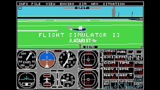 Flight Simulator II - Atari ST (1987)