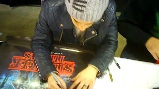 Chester Rushing "Stranger Things” signing poster