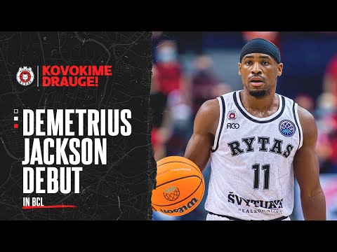 Demetriuso Jacksono pasirodymas prieš Atėnų „Peristeri“