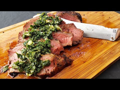 Tri Tip with Chimichurri Sauce Recipe (How To)