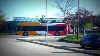 preview picture of video 'Fairfax Connector: Bus Observations at Vienna [M] Station (North Bay)'