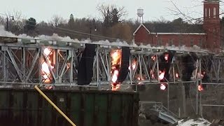 preview picture of video 'Route 40 Bridge over the Hoosic River - Controlled Demolition, Inc.'
