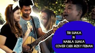 Download lagu tri suaka feat nabila suaka cover rizky febian cuek mp3