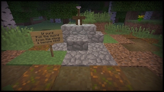 How to Make a Working Sword in the Stone in Minecraft