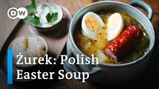 How traditional Zurek soup is made in Poland