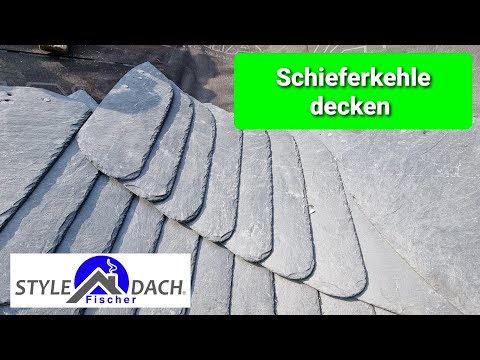 Live aus der Schieferkehle in Dresden - Eingebundene Schieferkehle - Schuppendeckung Schieferdecker