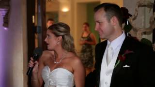 Bride and Groom Thank You Speech at Cake Cutting