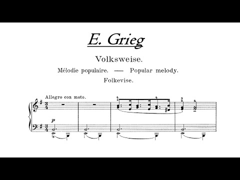 E. Grieg - "Folk Tune" from "Lyric Pieces" Op. 38 no. 2
