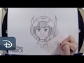 How to Draw Hiro from Disney's Big Hero 6 | Walt ...