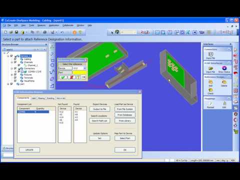 Connection to ECAD Systems - SpaceCable for Creo Elements/Direct V17