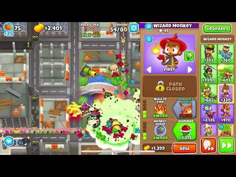 BTD6 Fear The Blimp Race In 03:21 - Mobile Friendly