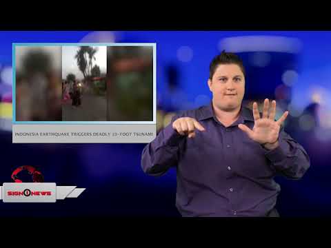 Indonesia earthquake triggers deadly 10-foot tsunami (ASL - 9.29.18)