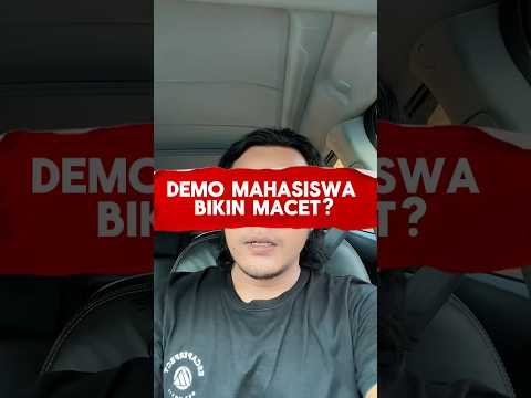 Turns out it's not the students causing the traffic #dialectics #dialectics #prabowo #gibran #pro...
