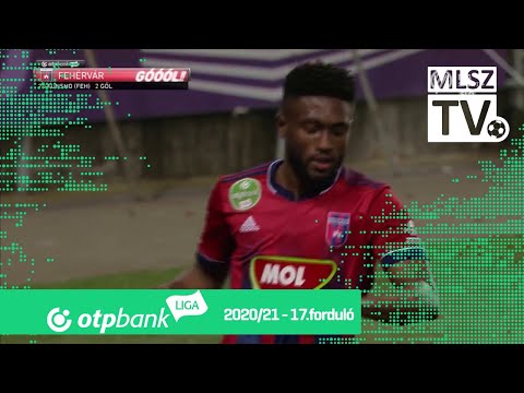 Bamgboye Funsho Ibrahim második gólja az Újpest FC – MOL Fehérvár FC mérkőzésen