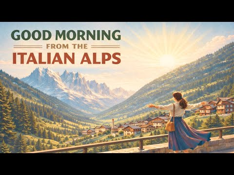 Peaceful Italian Alps Morning Music | Relaxing Folk from the Dolomites 🇮🇹