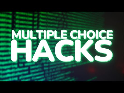 How to ace a test without knowing the answers: Multiple Choice Test Hacks!
