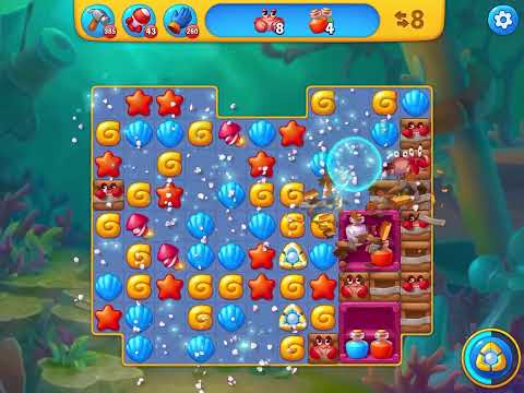 Fishdom level 6360 no boosters フィッシュダム ノーマル [Friend's]