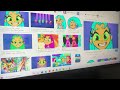 Cyan Starfire throws dirt at OG Starfire/grounded