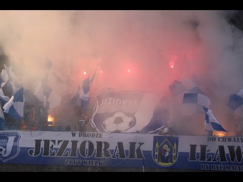 Jeziorak TV: Doping i oprawa kibiców Jezioraka w meczu z Liderem Złotowo, 10.09.2016