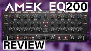 Video thumbnail for AMEK EQ 200 Review - Great Analog Mastering Equalizer - Brainworx Plugin Alliance by White Noise Studio
