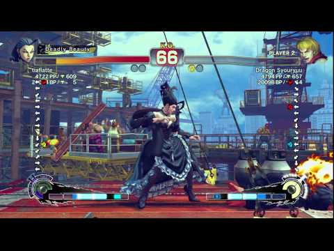 SSFIVAE~ Ken (Dragon Syouryuu) vs.  Rose (tiaflatte) HD