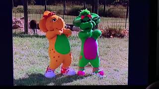 Barney Let’s Go To The Farm Clip Clop Riding On A Pony
