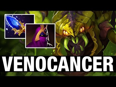 Meracle Plays VENOCANCER WITH AGHANIM'S AND VEIL OF DISCORD - Dota 2