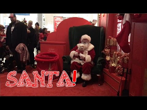 Vlogmas 2016 - Day 19 - Meeting Santa!