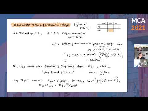 Flag varieties and representations of p-adic groups - Charlotte Chan