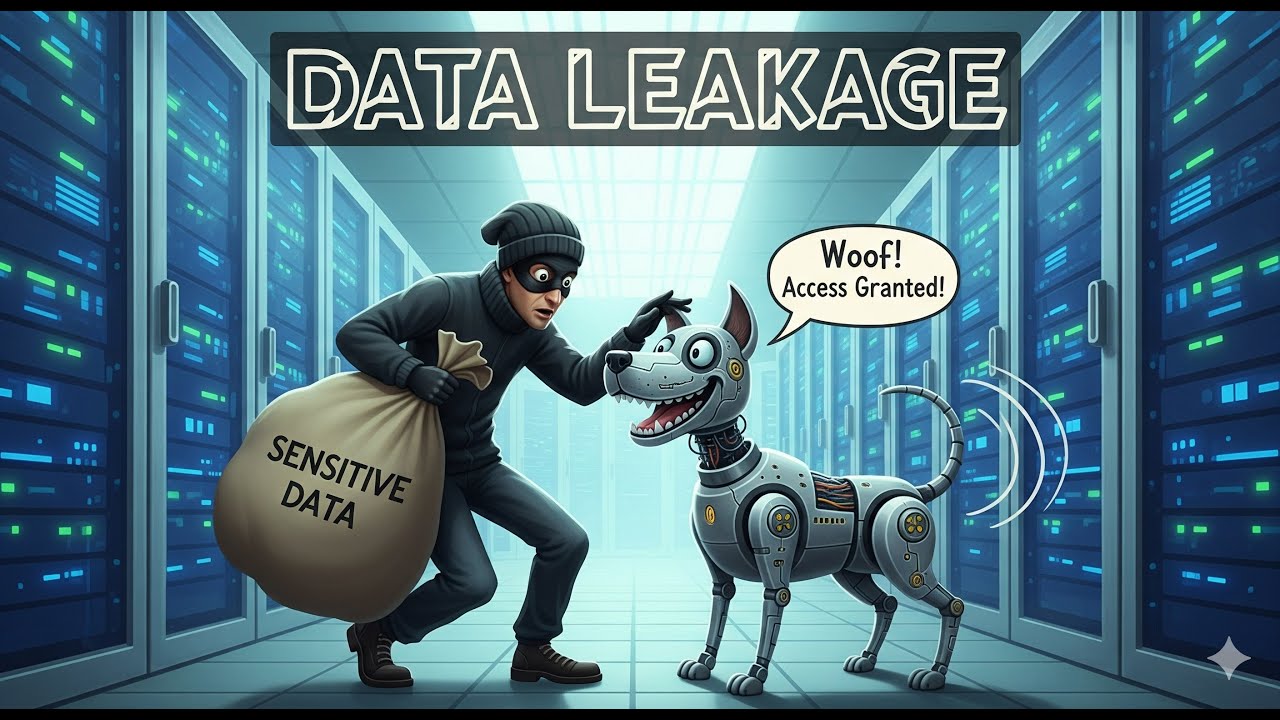 كلب الحراسة الغشاش: كيف تتسلل البيانات Data Leakage  وتُفشل نماذج الذكاء الاصطناعي؟