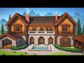 Minecraft: How To Build A Wooden Mansion | Tutorial