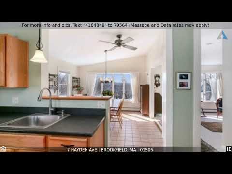 Priced at $319,900 - 7 Hayden Ave, Brookfield, MA 01506