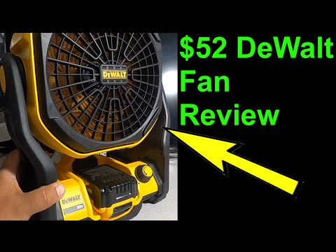 $52 Dewalt 20v Max Jobsite Fan DCE511B