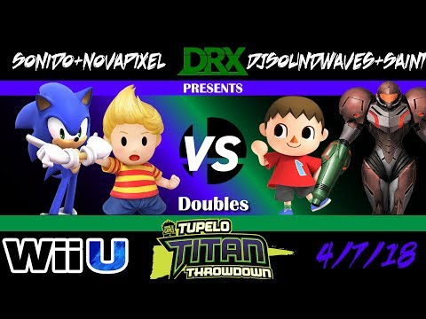 TTT2 - Dubs - NovaPixel & Sonido vs Saint & DJ SoundWaves - Smash 4 - Wii U