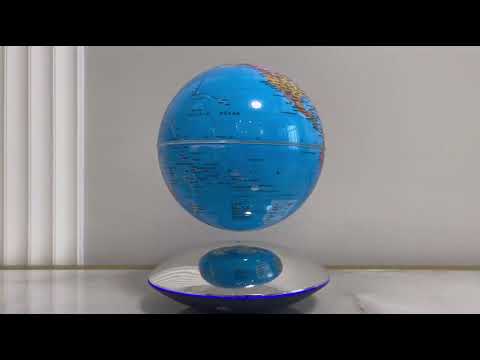 Левитирующий глобус LevitronOff, D=15 см, голубой