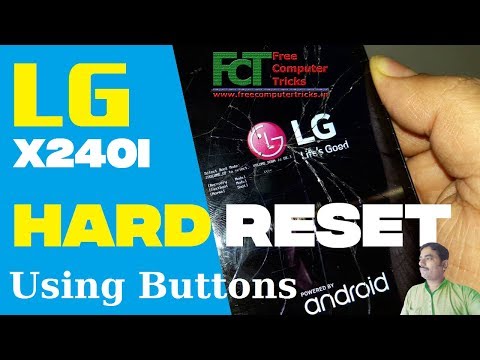 LG X240i LG K8 Hard Reset Procedure Using Buttons