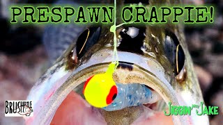 PRE-SPAWN CRAPPIE FISHING | Locating EARLY Spring Slabs