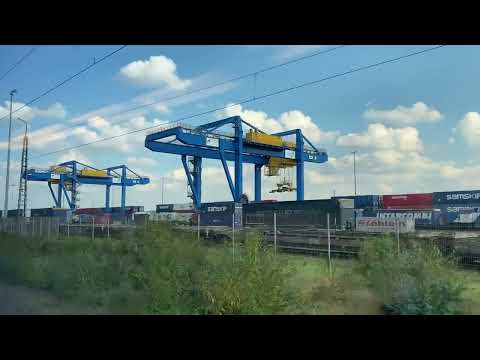 【Bonn  Güterverkehr terminal】ドイツ、ボン近郊　鉄道のコンテナデポ