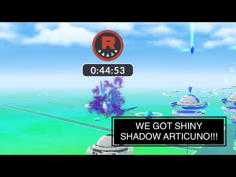 Shiny Shadow Articuno is real!!! We got it!!!